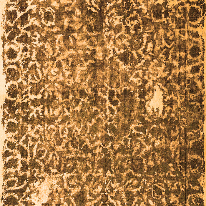 Abstract Orange Contemporary Rug, con773org