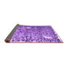 Sideview of Abstract Purple Contemporary Rug, con773pur