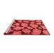 Bohemian Red Washable Rugs