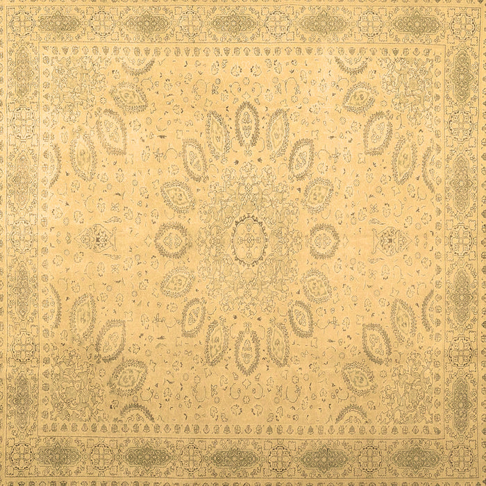 Square Abstract Brown Contemporary Rug, con775brn