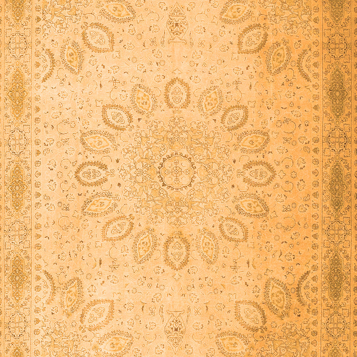 Abstract Orange Contemporary Rug, con775org