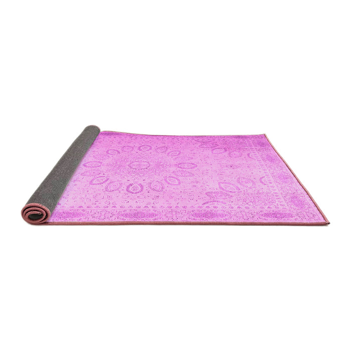 Sideview of Abstract Pink Contemporary Rug, con775pnk