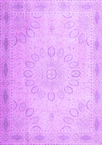 Abstract Purple Contemporary Rug, con775pur