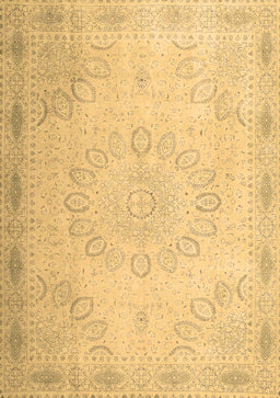 Abstract Brown Contemporary Rug, con775brn