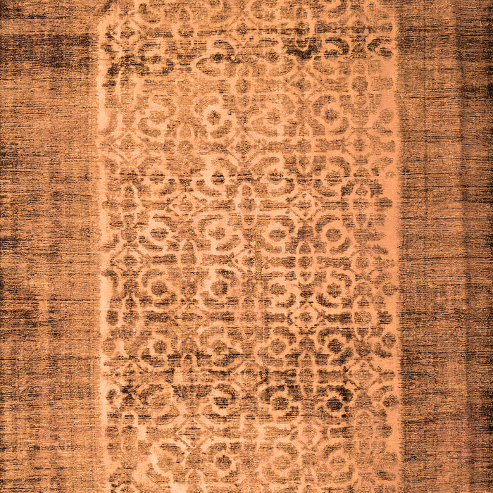 Serging Thickness of Machine Washable Persian Orange Bohemian Area Rugs, wshcon776org