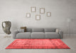 Bohemian Red Washable Rugs