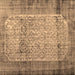 Square Persian Brown Bohemian Rug, con776brn