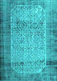 Persian Turquoise Bohemian Rug, con776turq