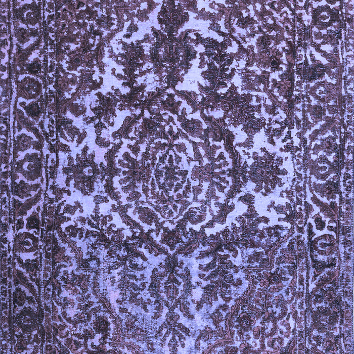 Machine Washable Abstract Blue Contemporary Rug, wshcon777blu