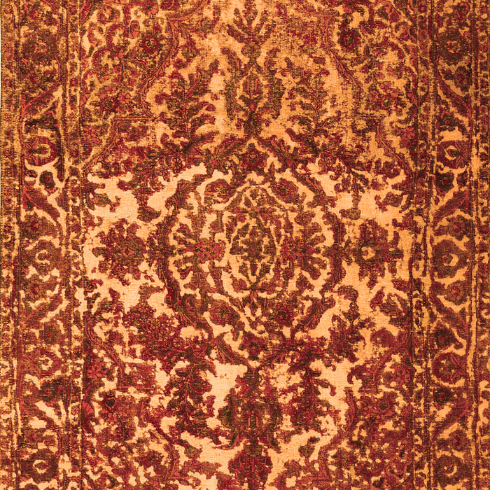 Serging Thickness of Machine Washable Abstract Orange Contemporary Area Rugs, wshcon777org