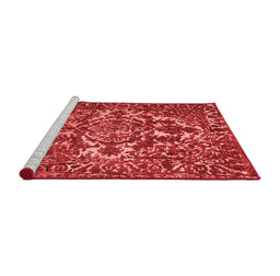 Contemporary Red Washable Rugs