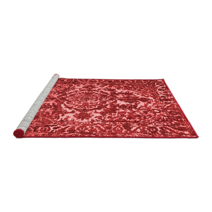 Contemporary Red Washable Rugs