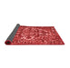 Abstract Red Contemporary Area Rugs