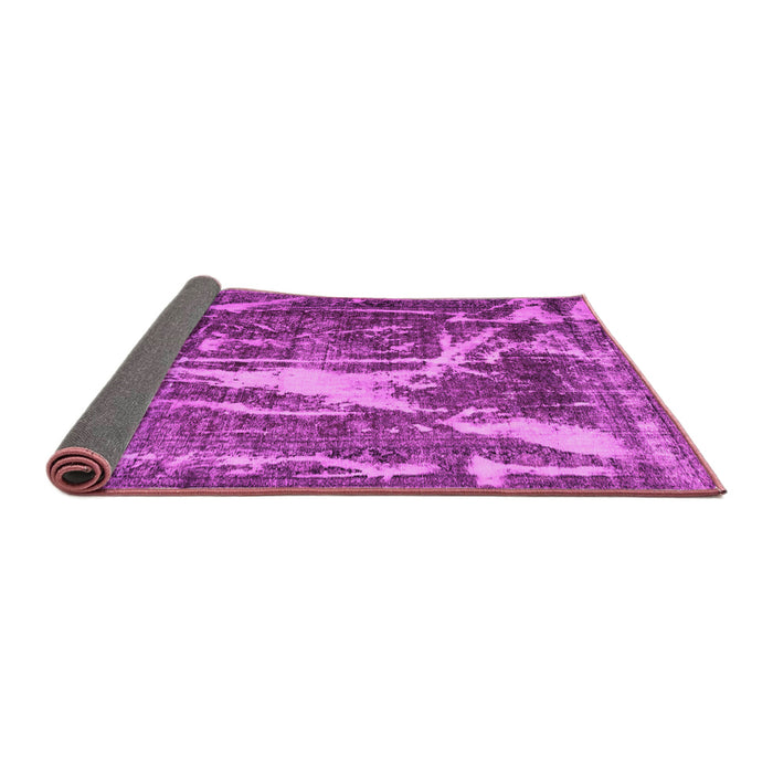 Sideview of Abstract Pink Contemporary Rug, con778pnk