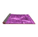 Sideview of Abstract Pink Contemporary Rug, con778pnk