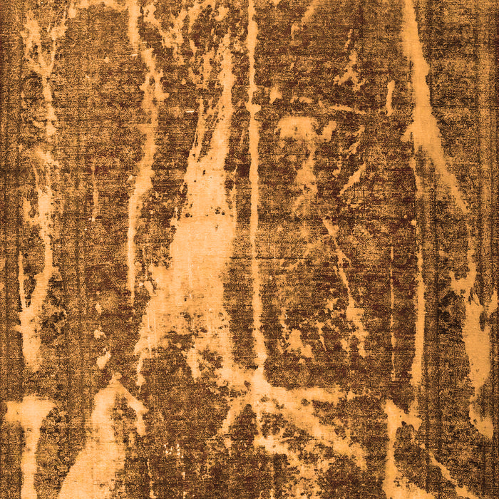 Abstract Orange Contemporary Rug, con778org