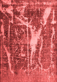 Abstract Red Contemporary Rug, con778red