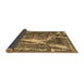 Sideview of Abstract Brown Contemporary Rug, con778brn