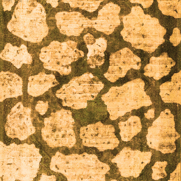 Abstract Orange Contemporary Rug, con779org