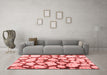 Contemporary Red Washable Rugs