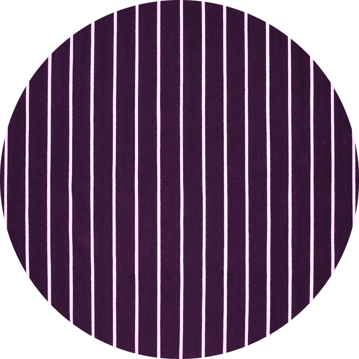 Round Abstract Pink Contemporary Rug, con77pnk