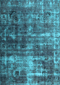 Abstract Light Blue Contemporary Rug, con780lblu