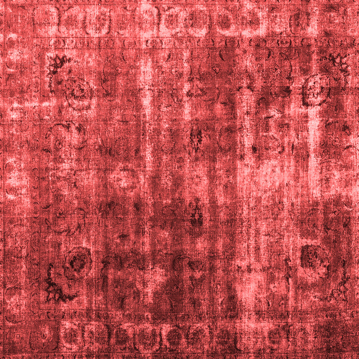 Machine Washable Abstract Red Contemporary Rug, wshcon780red