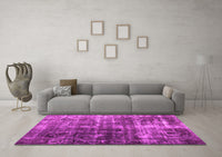 Machine Washable Abstract Pink Contemporary Rug, wshcon780pnk