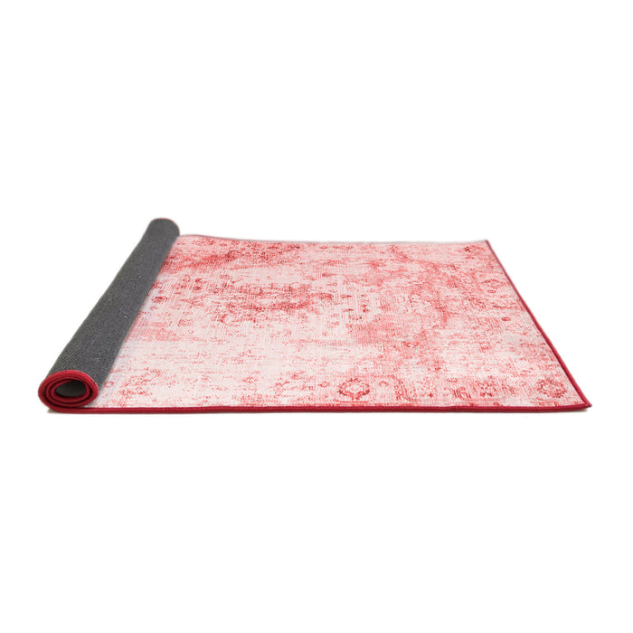 Abstract Red Contemporary Area Rugs
