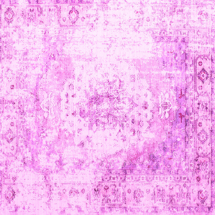 Square Machine Washable Abstract Pink Contemporary Rug, wshcon782pnk