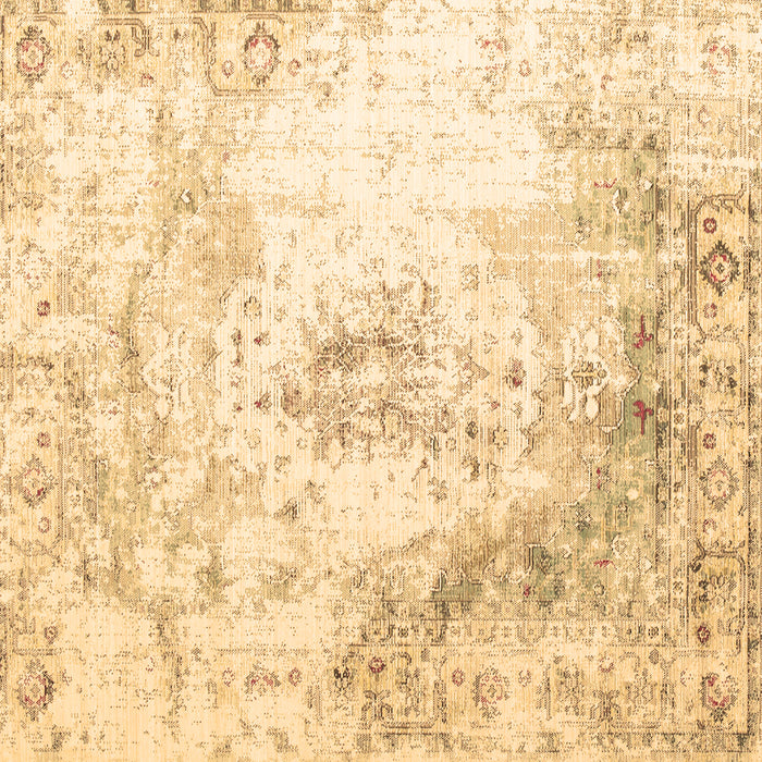 Square Machine Washable Abstract Brown Contemporary Rug, wshcon782brn