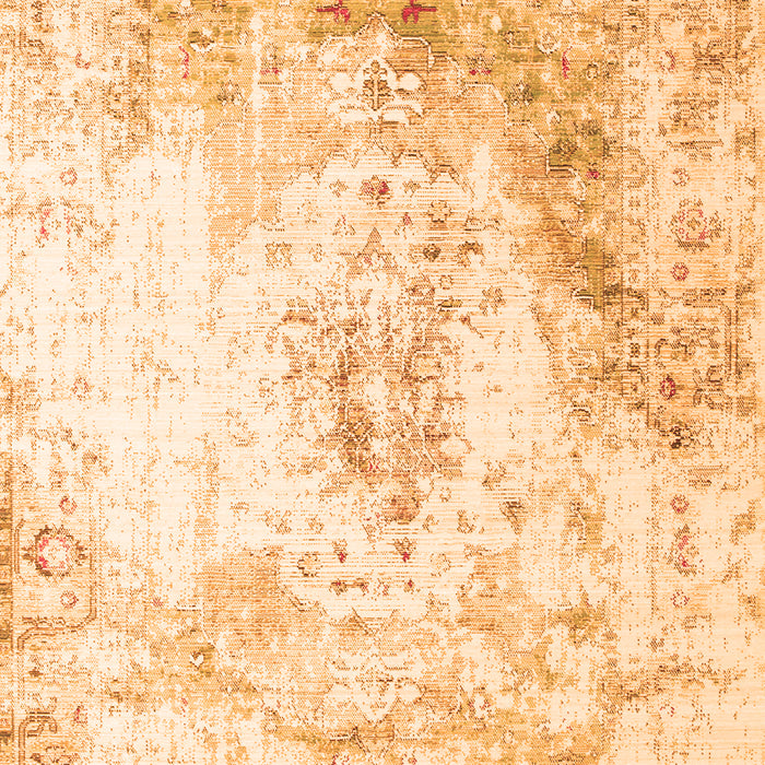 Serging Thickness of Machine Washable Abstract Orange Contemporary Area Rugs, wshcon782org