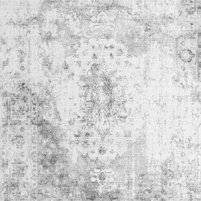 Serging Thickness of Machine Washable Abstract Gray Contemporary Rug, wshcon782gry