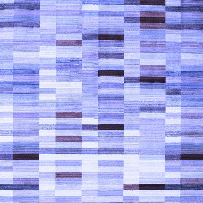 Machine Washable Abstract Blue Contemporary Rug, wshcon783blu