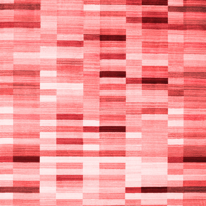 Machine Washable Abstract Red Contemporary Rug, wshcon783red