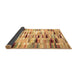 Sideview of Abstract Brown Contemporary Rug, con783brn