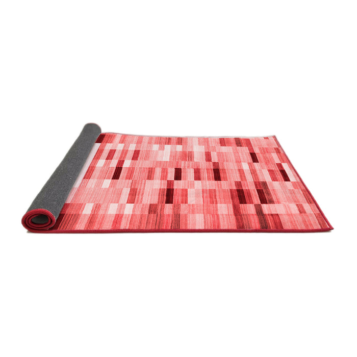 Abstract Red Contemporary Area Rugs