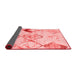 Abstract Red Contemporary Area Rugs