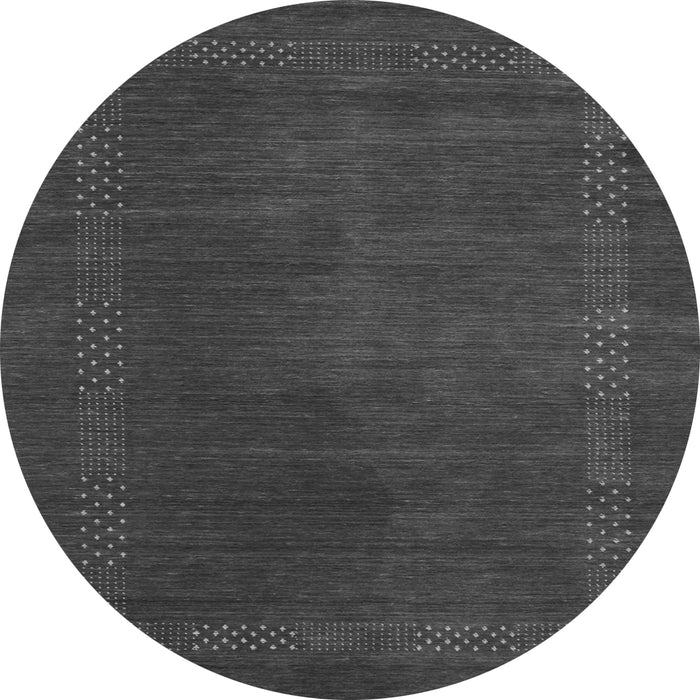 Machine Washable Abstract Gray Contemporary Rug, wshcon785gry