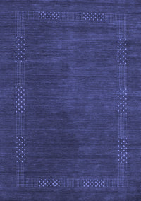 Abstract Blue Contemporary Rug, con785blu