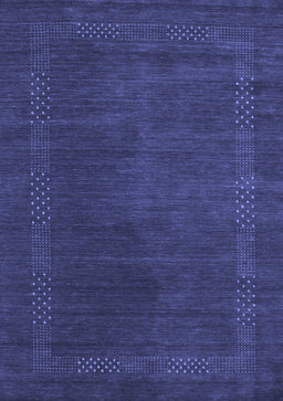 Abstract Blue Contemporary Rug, con785blu