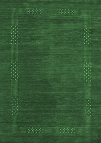 Abstract Emerald Green Contemporary Rug, con785emgrn