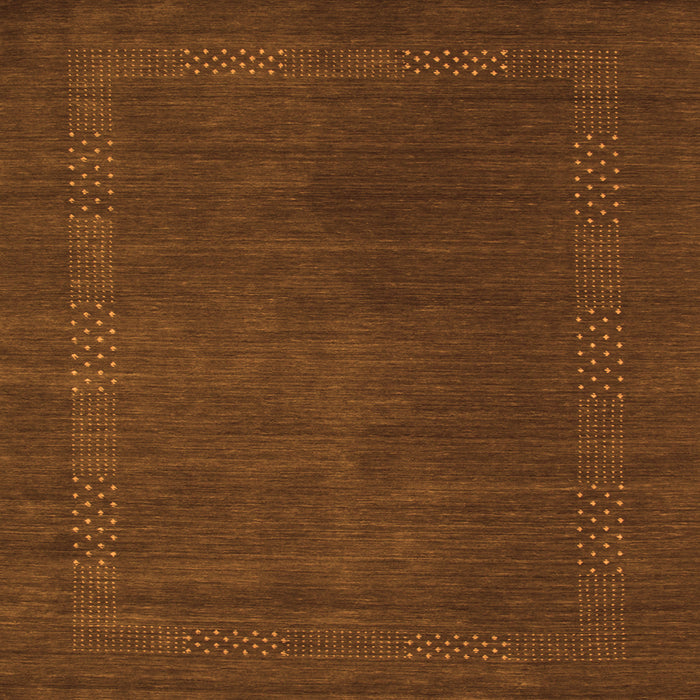 Serging Thickness of Abstract Orange Contemporary Rug, con785org