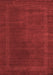 Abstract Red Contemporary Area Rugs