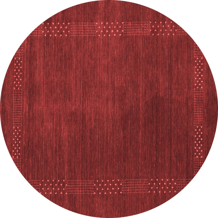 Machine Washable Abstract Red Contemporary Rug, wshcon785red