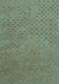 Abstract Light Blue Contemporary Rug, con786lblu