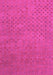 Machine Washable Abstract Pink Contemporary Rug, wshcon786pnk