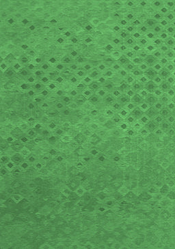 Abstract Emerald Green Contemporary Rug, con786emgrn