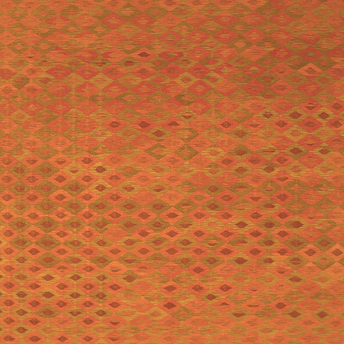 Serging Thickness of Abstract Orange Contemporary Rug, con786org