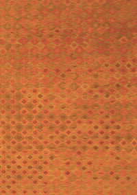 Abstract Orange Contemporary Rug, con786org